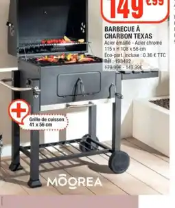 La Foir'Fouille Barbecue à charbon texas offre