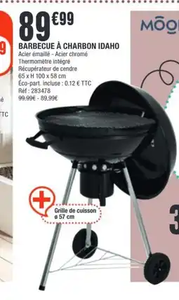 La Foir'Fouille Barbecue à charbon idaho offre