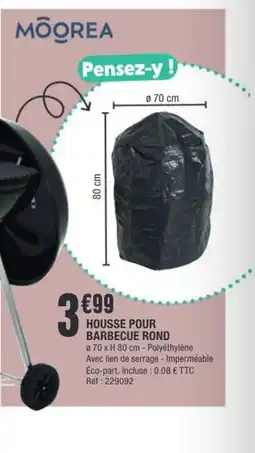 La Foir'Fouille Housse pour barbecue rond offre
