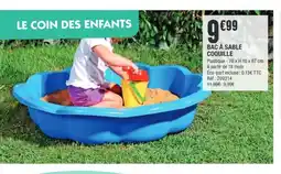 La Foir'Fouille Bac à sable coquille offre