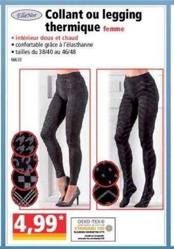 Norma Collant Ou Legging Thermique offre