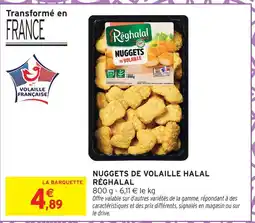 Intermarché Réghalal nuggets de volaille halal offre