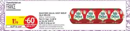 Intermarché Isla délice saucisse halal goût bœuf offre