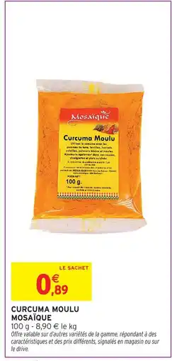Intermarché Mosaïque curcuma moulu offre