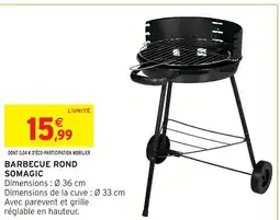 Intermarché Somagic barbecue rond offre