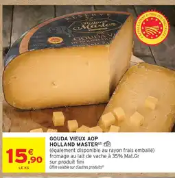 Intermarché Holland master gouda vieux aop offre