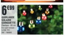 La Foir'Fouille Guirlande solaire guinguette offre