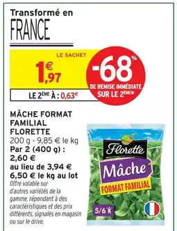 Intermarché Florette mâche format familial offre