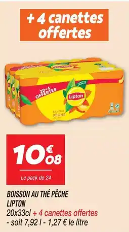 Netto Lipton boisson au thé pêche offre
