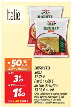Netto Sacla bruschetta offre