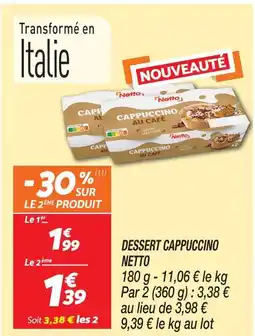 Netto Netto dessert cappuccino offre