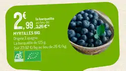 Botanic Myrtilles bio offre