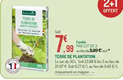 Botanic Botanic terre de plantation offre