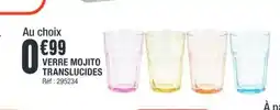 La Foir'Fouille Verre mojito translucides offre