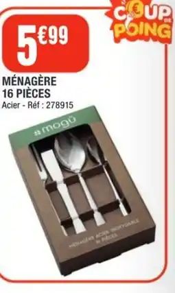 La Foir'Fouille Ménagère 16 pièces offre