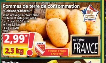 Norma Pommes De Terre De Consommation offre