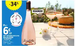 E.Leclerc SCARLETTE Igp vin rosé pays d'oc non millésimé offre