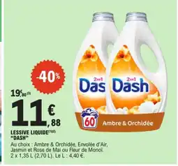 E.Leclerc DASH Lessive liquide offre