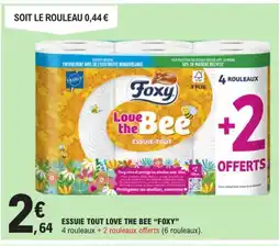 E.Leclerc FOXY Essuie tout love the bee offre