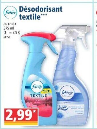 Norma Désodorisant Textile offre
