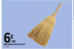E.Leclerc Mini balai paille de riz offre