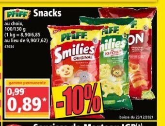Norma Snacks offre