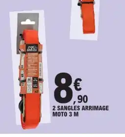 E.Leclerc 2 sangles arrimage moto 3 m offre