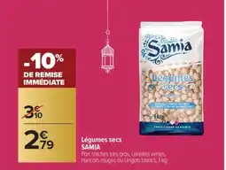 Carrefour SAMIA Légumes secs offre