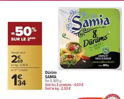 Carrefour SAMIA Dürüm offre