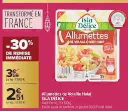Carrefour ISLA DÉLICE Allumettes de Volaille Halal offre