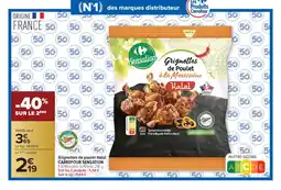 Carrefour CARREFOUR SENSATION Grignottes de poulet Halal offre