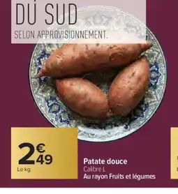 Carrefour Patate douce offre