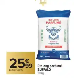 Carrefour BUFFALO Riz long parfumé offre