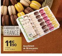 Carrefour Assortiment de 36 macarons offre