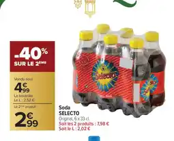 Carrefour SELECTO Soda offre