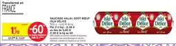 Intermarché Hyper ISLA DÉLICE Saucisse halal goût bœuf offre