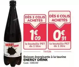 Promocash Boisson énergisante à la taurine offre