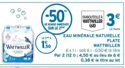 Intermarché Hyper WATTWILLER Eau minerale naturelle plate offre