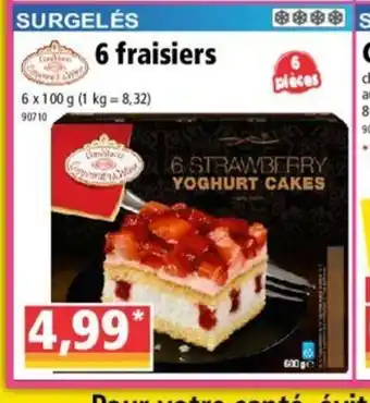 6 Fraisiers