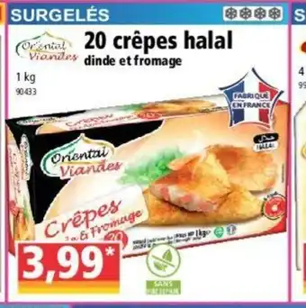 20 Crépes Halal