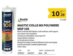 DomPro BOSTIK Mastic colle ms polymere msp 108 offre