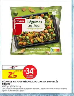 Intermarché Hyper FINDUS Légumes au four mélange du jardin surgelés offre