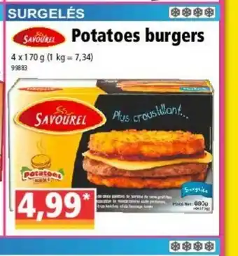 Norma Potatoes Burgers offre