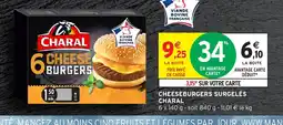 Intermarché Hyper CHARAL Cheeseburgers surgelés offre