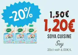 Naturalia Soy soya cuisine offre