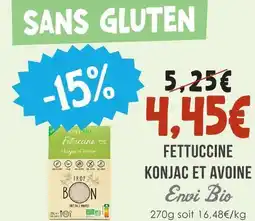 Naturalia Envoi bio fettuccine konjac et avoine offre