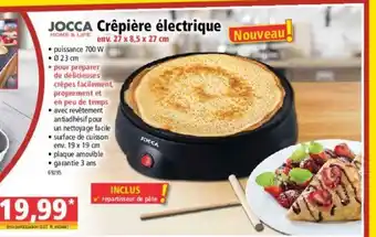 Norma Crépiére électrique offre