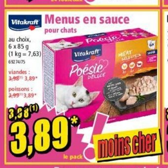 Norma Menus En Sauce offre