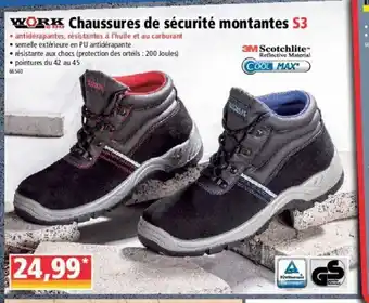 Norma Chaussures De Sécurité Montantes offre