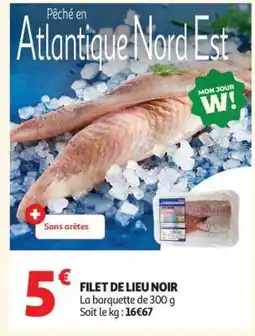 Auchan Filet De Lieu Noir offre